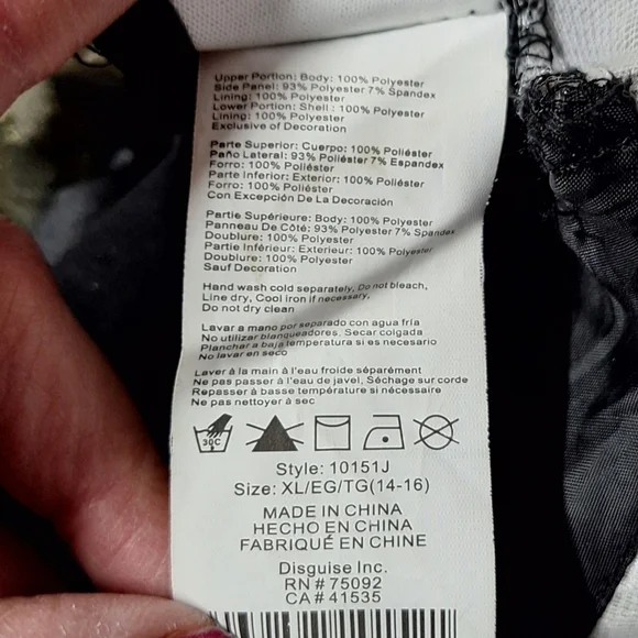 Disney "Alice Through The Looking Glass" Tween Costume, XL(14-16), Style#10151J - Picture 3 of 16